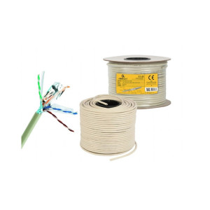 Gembird F/UTP Cat 6 Netwerkkabel  100 m  Grijs