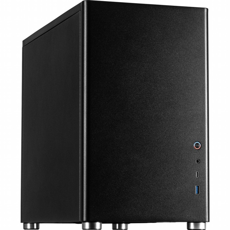 Inter-Tech X2 Duplex  Micro Tower Case  Zwart