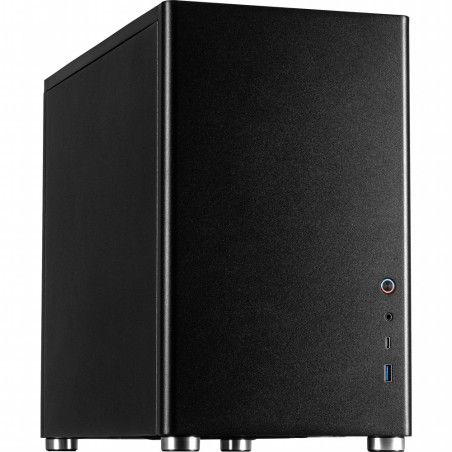 Inter-Tech X2 Duplex  Micro Tower Case  Zwart