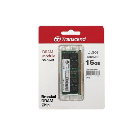 Transcend JetRam  1x16GB DDR4  3200MHz  SODIMM  CL22  Geheugenmodule  RAM