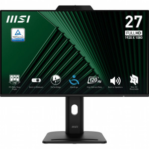 MSI PRO MP272PMG  27 Full HD IPS Monitor  120Hz  Webcam  USB  Zwart