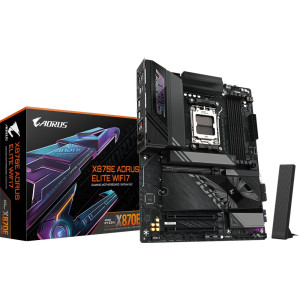 Gigabyte X870E AORUS ELITE WIFI7  AMD X870E Moederbord  AM5  ATX  WiFi 7