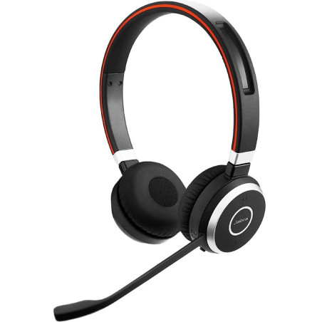Jabra Evolve 65 SE  Draadloze On-Ear Headset  Bluetooth  Zwart