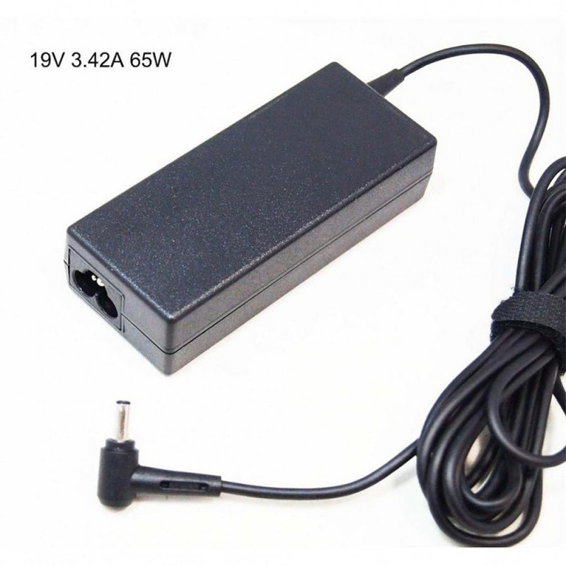 65W Adapter  Voor ASUS B400A  Center Pin (19V 3.42A)  Zwart