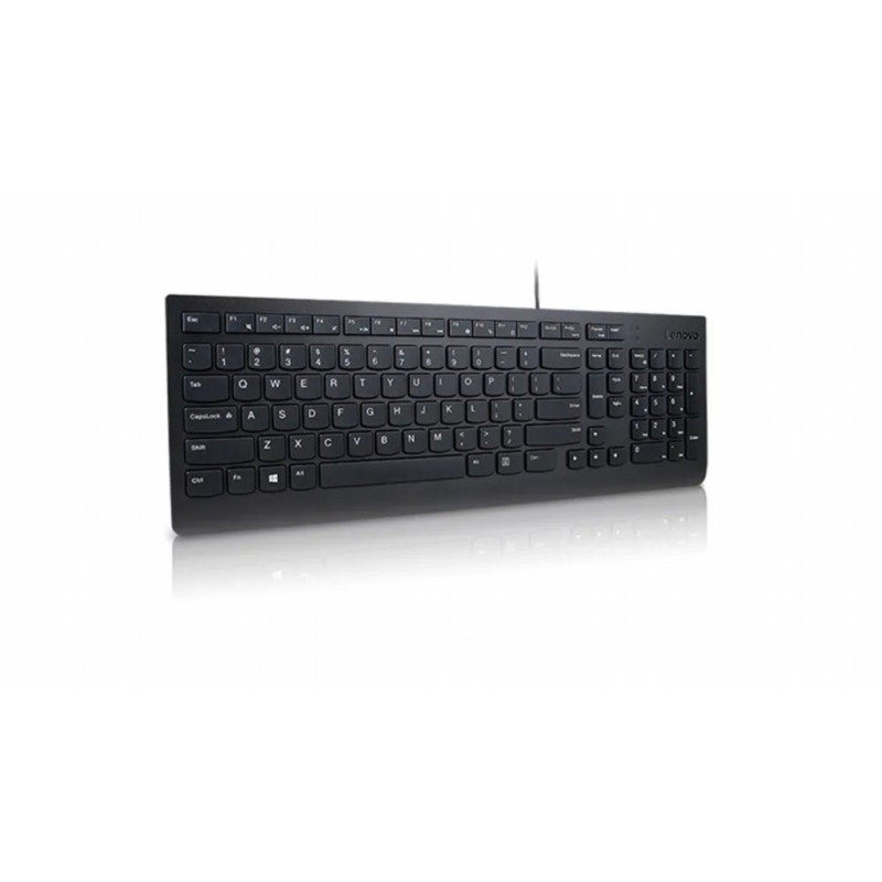 Lenovo Keyboard QWERTY  USB aansluiting  Bulk verpakking  Zwart  Gereviseerd model (resprayed)