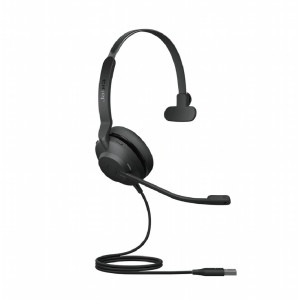 Jabra Evolve2 30 UC  Mono Bedrade On-Ear Headset USB-C  Zwart