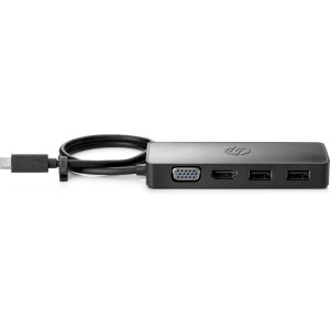HP 235N8AA  Travel Hub G2  USB-C  Zwart