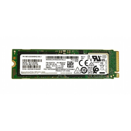 Samsung 256GB M.2 NVMe SSD  Pulled