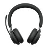 Jabra Evolve2 65MS  Draadloze On-Ear Headset  Zwart