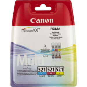 Canon 2934B010  Originele Cyaan/Magenta/Geel Inktcartridges  3-Pack