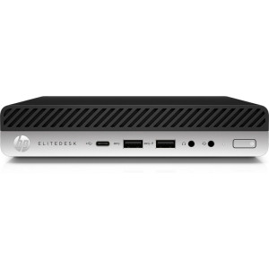 HP EliteDesk 800 G4 Mini  Intel Core i5-8500  256GB  8GB  2x DisplayPort  W11 Professional  Refurbished Silver