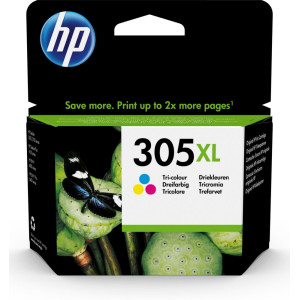 HP 305XL  Originele High-Capacity Drie-Kleuren Inktcartridge