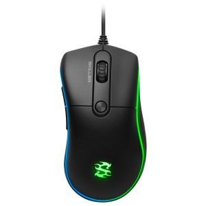 Sharkoon Skiller SGM2  Bedrade Gaming Muis  USB-A  6400 DPI  Zwart  RGB