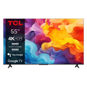 TCL 55P61B 55  4K Ultra HD LED Smart TV  Google TV  HDR10  60Hz  Wifi  Bluetooth