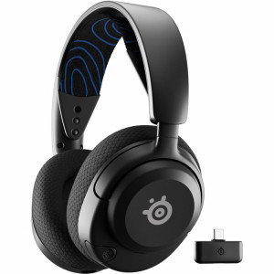 SteelSeries Arctis Nova 5P  Draadloze On-Ear Gaming Headset  Bluetooth  RF USB-C  Zwart