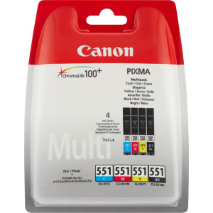 Canon 6509B009  Originele Normaal Rendement Zwart/Cyaan/Magenta/Geel Inktcartridges  4-Pack