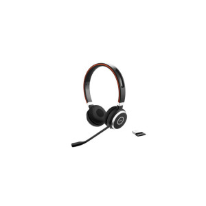 Jabra Evolve 65  Draadloze On-Ear Headset  Bluetooth  Zwart