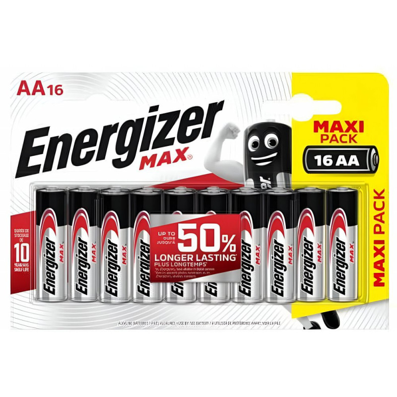 Energizer Max Plus  AA-Batterijen  16-pack  Alkaline