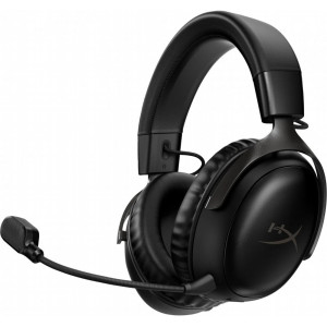 HyperX Cloud III  Draadloze Over-ear Gaming Headset  USB-C  USB-A Receiver  Zwart