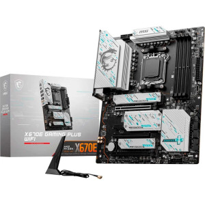 MSI X670E GAMING PLUS WIFI  Socket AM5  AMD X670  4xDDR5  ATX  Moederbord