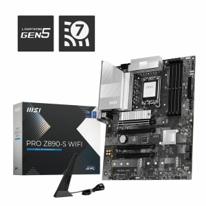 MSI PRO Z890-S WIFI  Socket LGA 1851  Intel Z890  4xDDR5  ATX  Moederbord