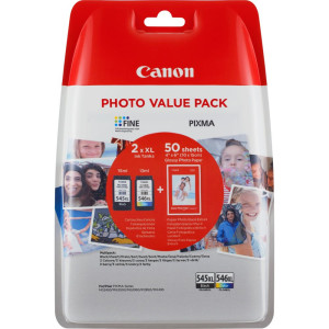 Canon 8286B006  Originele High (XL) Rendement Zwart/Cyaan/Geel/Magenta Inktcartridges  2-Pack