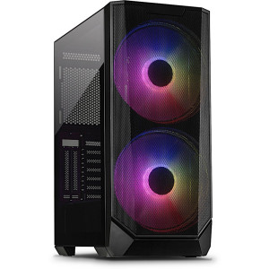 Inter-Tech IT-3503 Airstream RGB  Tower Case  Zwart