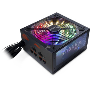 Inter-Tech Argus RGB-750W CM II  750 Watt Gold ATX PSU  Deels Modulair  Power Supply  Voeding