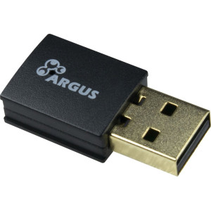 Argus EP-107  Wi-Fi 5 USB Adapter  600 Mbps  Dual-band (24 GHz / 5 GHz)  Bluetooth 4.2  USB 2.0