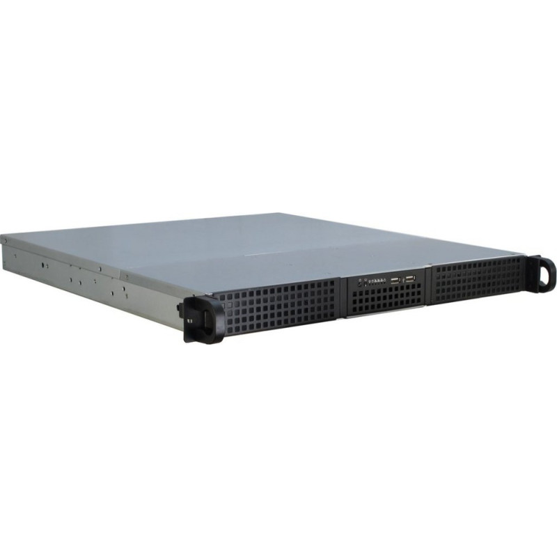 Inter-Tech IPC 1U-10248  Server Rack Case  Zwart