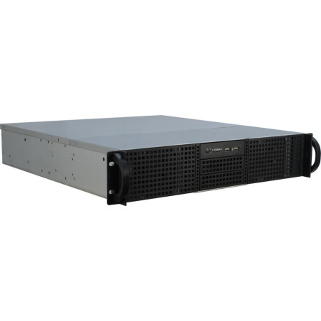 Inter-Tech IPC 2U-20248  Server Rack Case  Zwart