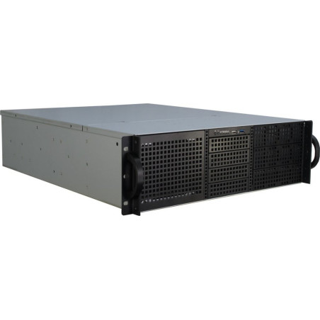 Inter-Tech 3U-30240  Server Rack Case  Zwart