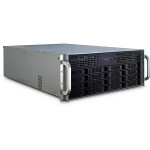 Inter-Tech 4U-4416L  Server Rack Case  Zwart/Zilver