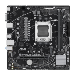 ASUS Prime A620M-K  Socket AM5  AMD A620  2xDDR5  Micro-ATX  Moederbord