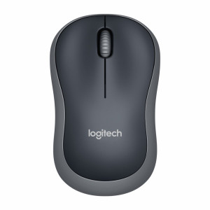 Logitech M185  Draadloze Muis  Links- en Rechtshandig  RF  4000 DPI  Swift Grey