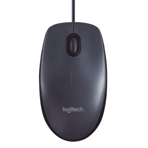 Logitech M100  Bedrade USB Muis  Zwart