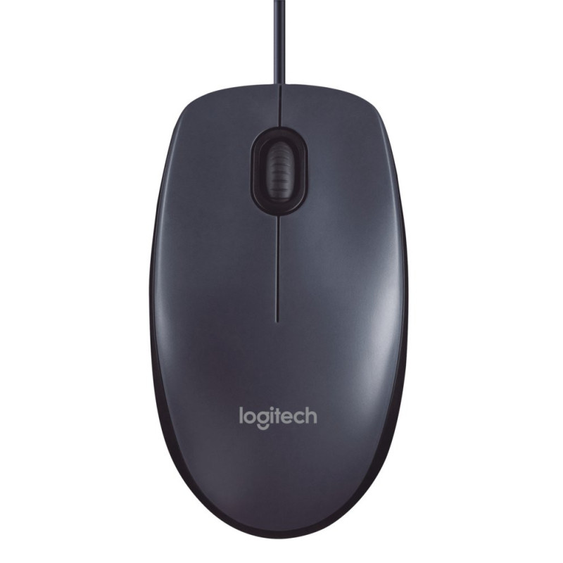 Logitech M100  Bedrade USB Muis  Zwart