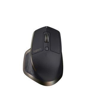 Logitech MX Master  Draadloze Muis  Rechtshandig  RF  Bluetooth  1600 DPI  Zwart/Brons
