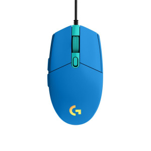 Logitech G203  Gaming Muis  Rechtshandig  USB-A  8.000 DPI  Blauw