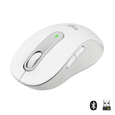 Logitech Signature M650  Draadloze Muis  Rechtshandig  RF  Bluetooth  2000 DPI  Wit