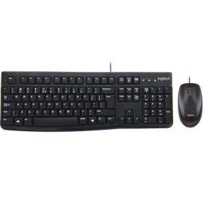 Logitech MK120  Bedrade Muis en Toetsenbordcombo  QWERTY