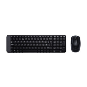 Logitech MK220  Draadloze Desktop Set  Compact Toetsenbord  Muis  Zwart