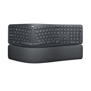 Logitech K860 Ergo  Draadloos Bluetooth Toetsenbord met Receiver  QWERTY
