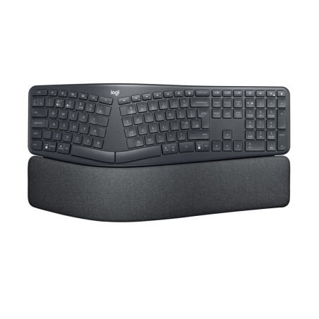 Logitech K860 Ergo  Draadloos Bluetooth Toetsenbord met Receiver  QWERTY