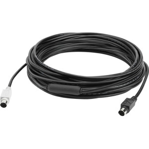 Logitech GROUP 10m Extender Cable 939-001487  Mini-DIN-6  Voor grote vergaderruimtes  Zwart