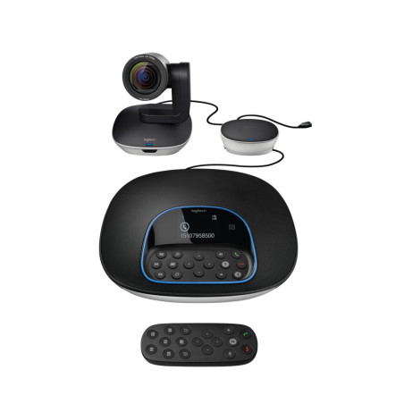 Logitech GROUP  Videovergadersysteem  Voor Groepen  Full HD  USB  Zwart