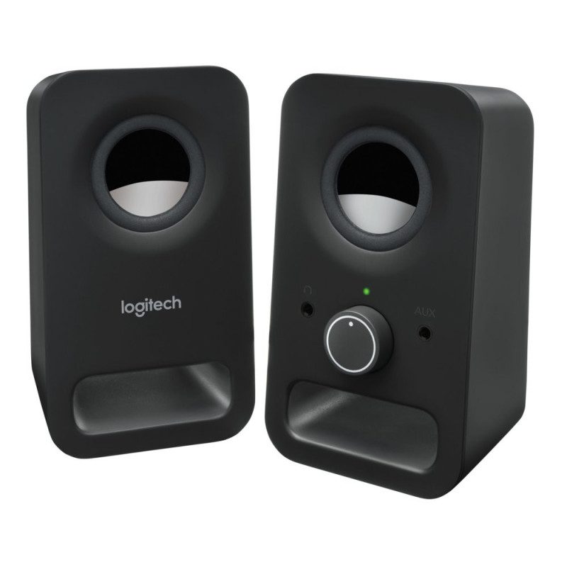 Logitech Z150  2.0 Luidsprekerset  3W RMS  Helder Stereogeluid  Zwart