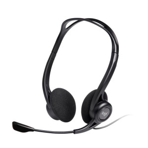 Logitech H960  Bedrade On-ear Headset USB-A  Zwart