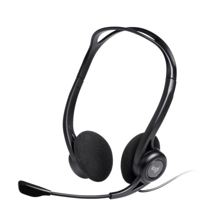 Logitech H960  Bedrade On-ear Headset USB-A  Zwart