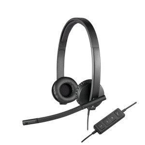Logitech H570e  Bedrade On-ear USB-A Headset  Zwart